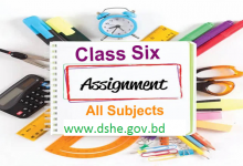 Class 6 2nd Week Assignment Answer