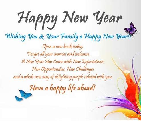Welcome New Year