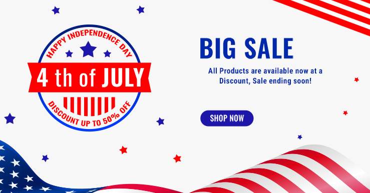 Happy 4th of July Sales