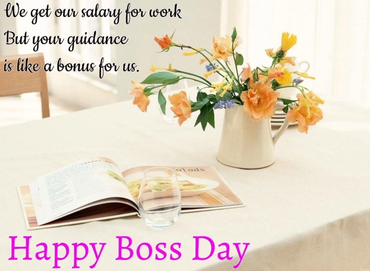 Happy Boss Day wishes