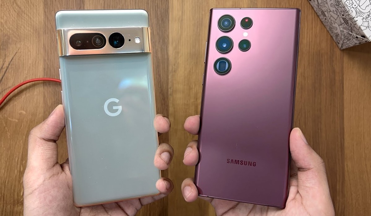 Samsung S22 Ultra vs Google 7 Pro