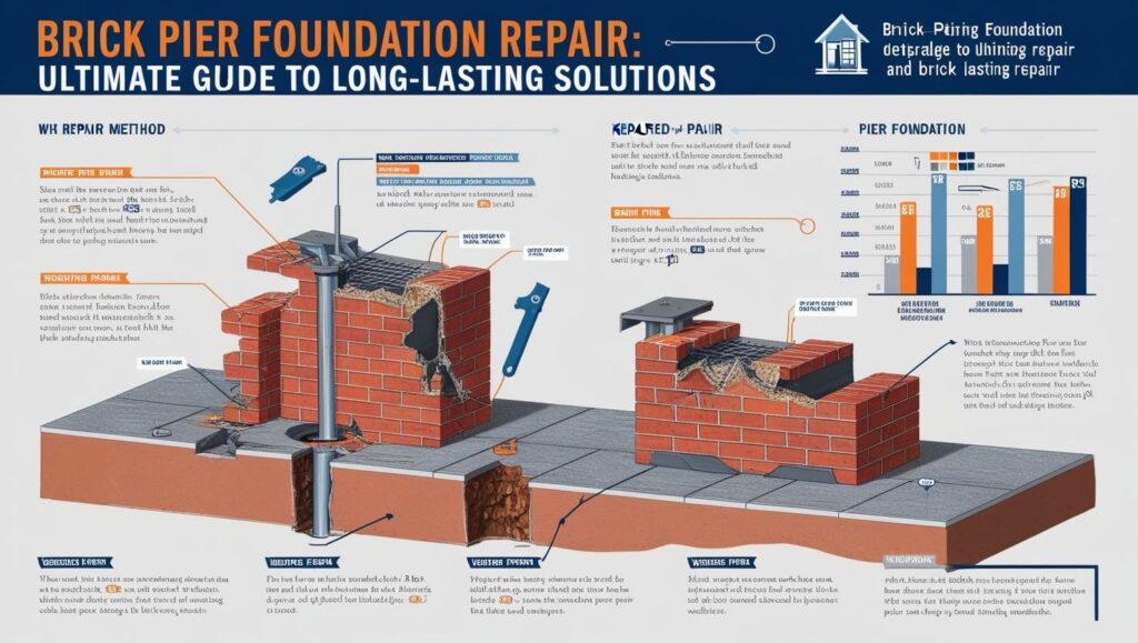 Brick Pier Foundation Repair